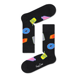 Happy Socks Hohe Unisex-Socken Happy Socks SIM01-9300 Schwarz