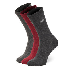 Nine West Ilgos kojinės Nine West CEO_AS_NW_05_W_AW25 (3 PACK) Pilka