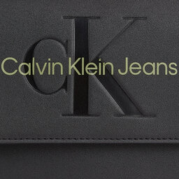 

Сумка Calvin Klein Jeans Sculpted Saddle Bag22 Mono K60K611223 Black/Dark Juniper 0GX, Чорний