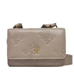 Tommy Hilfiger Sac à main Tommy Hilfiger Th Refined Crossover Mono AW0AW15727 Smooth Taupe PKB