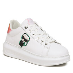 KARL LAGERFELD Superge KARL LAGERFELD KL62530G White/Pink