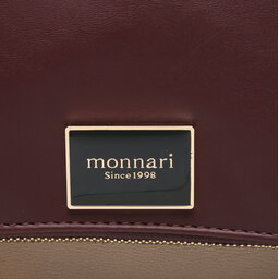 

Сумка Monnari BAG2220-M15 Beżowo Burgundowy, Бежевий