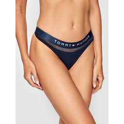 Tommy Hilfiger Tommy Hilfiger Στρίνγκ Thong UW0UW00064 Σκούρο μπλε