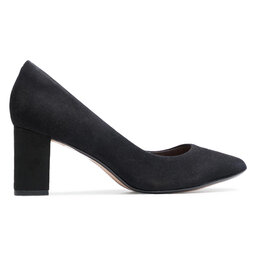

Туфлі Clarks Aubrie Sun 261587444 Black Suede, Чорний
