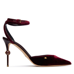 Elisabetta Franchi Čevlji z visoko peto Elisabetta Franchi SA-74L-57E2-EA4 Bordo rdeča