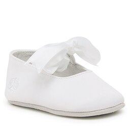 Polo Ralph Lauren Pantofi Polo Ralph Lauren Birley Ii Layette 24218 White Satin