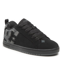 DC Sneakers DC Court Graffik 300529 Black/Black/Black Print (Bp2)
