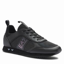 EA7 Emporio Armani Сникърси EA7 Emporio Armani X8X027 XK050 S858 Triple Black+Iridesc