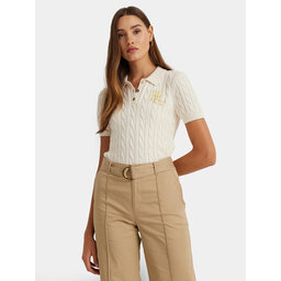 LAUREN RALPH LAUREN LAUREN RALPH LAUREN Поло 200932224001 Écru Slim Fit