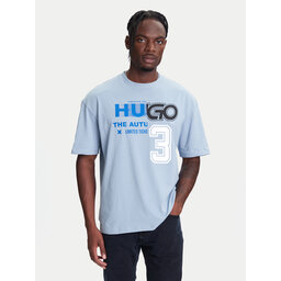 HUGO HUGO Футболка Nesite 50544168 Голубий Loose Fit