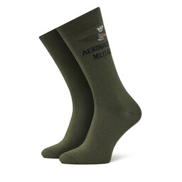 Aeronautica Militare Skarpety Wysokie Męskie Aeronautica Militare 251CZ011L499 Zielony