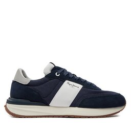 Pepe Jeans Sneakersy Pepe Jeans Buster Tape PMS60006 Tmavomodrá