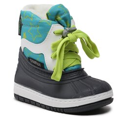 Boatilus Śniegowce Boatilus Skaty Lace NS07-VAR.11ZV Cobalt/Lime