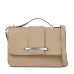 Calvin Klein Táska Calvin Klein Bar Hardware Shoulder Bag K60K611045 Silver Mink A04