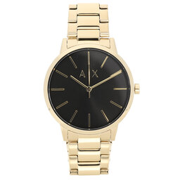 Armani Exchange Комплект часовник и гривна Armani Exchange Cayde Gift Set AX7119 Златист