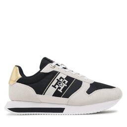 

Снікерcи Tommy Hilfiger Runner With Th Webbing Gold FW0FW07173 Space Blue, Бежевий