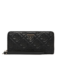 Guess Duży Portfel Damski Guess Adelasia Slg SWQL96 58146 Czarny