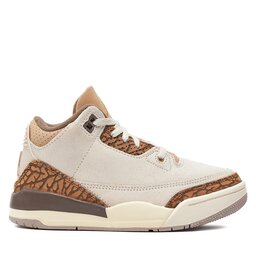 

Взуття Nike Jordan 3 Retro (PS) DM0966 102 Orewood/Metallic Gold, Бежевий