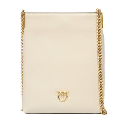 PINKO Handtasche PINKO Flat Satchel AI 25-26 PCPL 105352 A0QO Écru