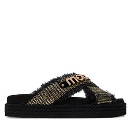 Mou Klapki Mou Criss-cross MU.SW451009K Czarny