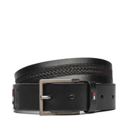 Tommy Hilfiger Ζώνη Ανδρική Tommy Hilfiger Oliver AM0AM12816 Μαύρο