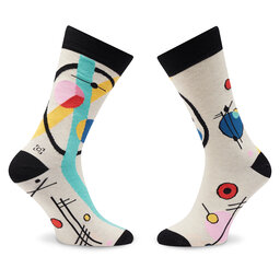 

Високі шкарпетки unisex Curator Socks Circles Кольоровий