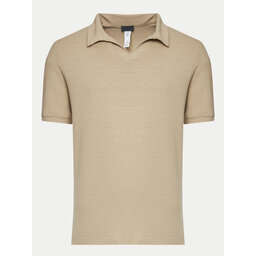 Hanro Hanro Polo marškinėliai Loungy Summer 75918 Smėlio Slim Fit