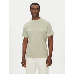 New Balance New Balance Camiseta Reimagined Graphic MT51506 Verde Relaxed Fit