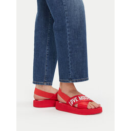 LOVE MOSCHINO Босоніжки LOVE MOSCHINO JA16214G0MIX5500 Червоний