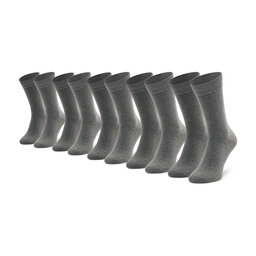 Jack&Jones Lot de 5 paires de chaussettes hautes homme Jack&Jones Jens 12113085 Light Grey