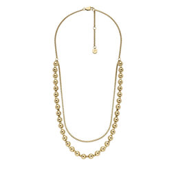 Fossil Collana Fossil All Stacked Up JA7248710 Oro