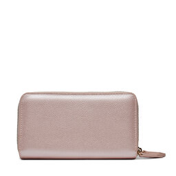 

Великий жіночий гаманець Valentino Divina VPS1R447G Rosa Metallizzato V89, Рожевий