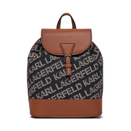 KARL LAGERFELD Ruksak KARL LAGERFELD 236W3036 Black/Brandy A925