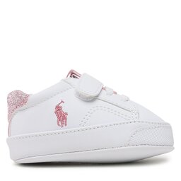 

Снікерcи Polo Ralph Lauren Theron V Ps Layette RL100721 White Smooth/Lt Pink Glitter w/ Lt Pink PP, Білий