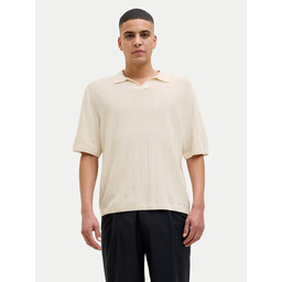 Jack & Jones Jack & Jones Поло Varenna 12272578 Бежевий Relaxed Fit