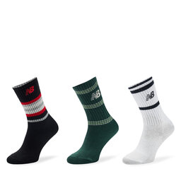 New Balance Set di 3 paia di calzini lunghi da bambini New Balance LAS49363 Multicolore
