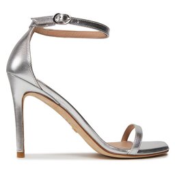 Stuart Weitzman Sandali Stuart Weitzman Nudistcurve 100 Sanda SA178 Argento
