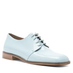 Simple Oxford Schuhe Simple VALENCIA-107725 Niebieski Jasny