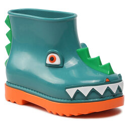 Melissa Гумени ботуши Melissa Mini Melissa Rain Boot + Fabula 33676 Orange/Green AF021