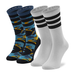 adidas Ankelstrumpor unisex 2-pack adidas Camo HL9296 Multicolor