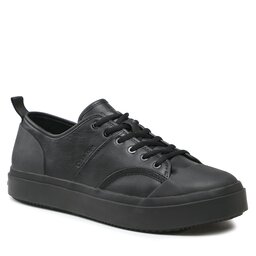 Calvin Klein Сникърси Calvin Klein Low Top Lace Up Lth HM0HM01045 Triple Black 0GJ
