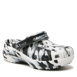 Crocs Iešļūcenes Crocs Classic Platform Marbled Clogw 207176 Black/White