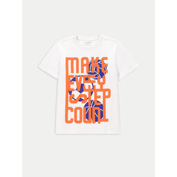 Coccodrillo Coccodrillo Футболка WC4143209VBC Білий Regular Fit