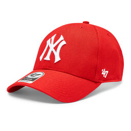 47 Brand Шапка с козирка 47 Brand MLB New York Yankees '47 MVP SNAPBACK B-MVPSP17WBP-RDB Red