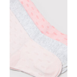 OVS Set de 3 perechi de șosete lungi pentru copii OVS 1327695 Heavenly Pink 2590