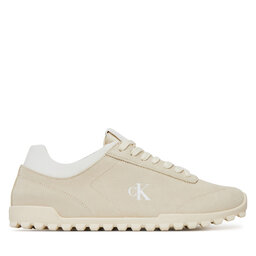 Calvin Klein Jeans Sneakersy Calvin Klein Jeans Low Profile Runner Mg Sue YW0YW01898 Beżowy