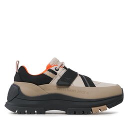 

Снікерcи Calvin Klein Jeans Hybrid Shoe Laceup Strap YM0YM00728 Travertine/Shocking Orange ACC, Бежевий