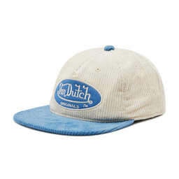 Von Dutch Шапка с козирка Von Dutch Utica 7030225 Beige/Blue