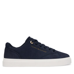 Tommy Hilfiger Sneakers Tommy Hilfiger Logo Cupsole Trainers FW0FW09109 Dunkelblau