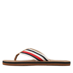 

В'єтнамки Tommy Hilfiger Leather Beach Sandal FM0FM04548 Summer Cognac GU9, Écru